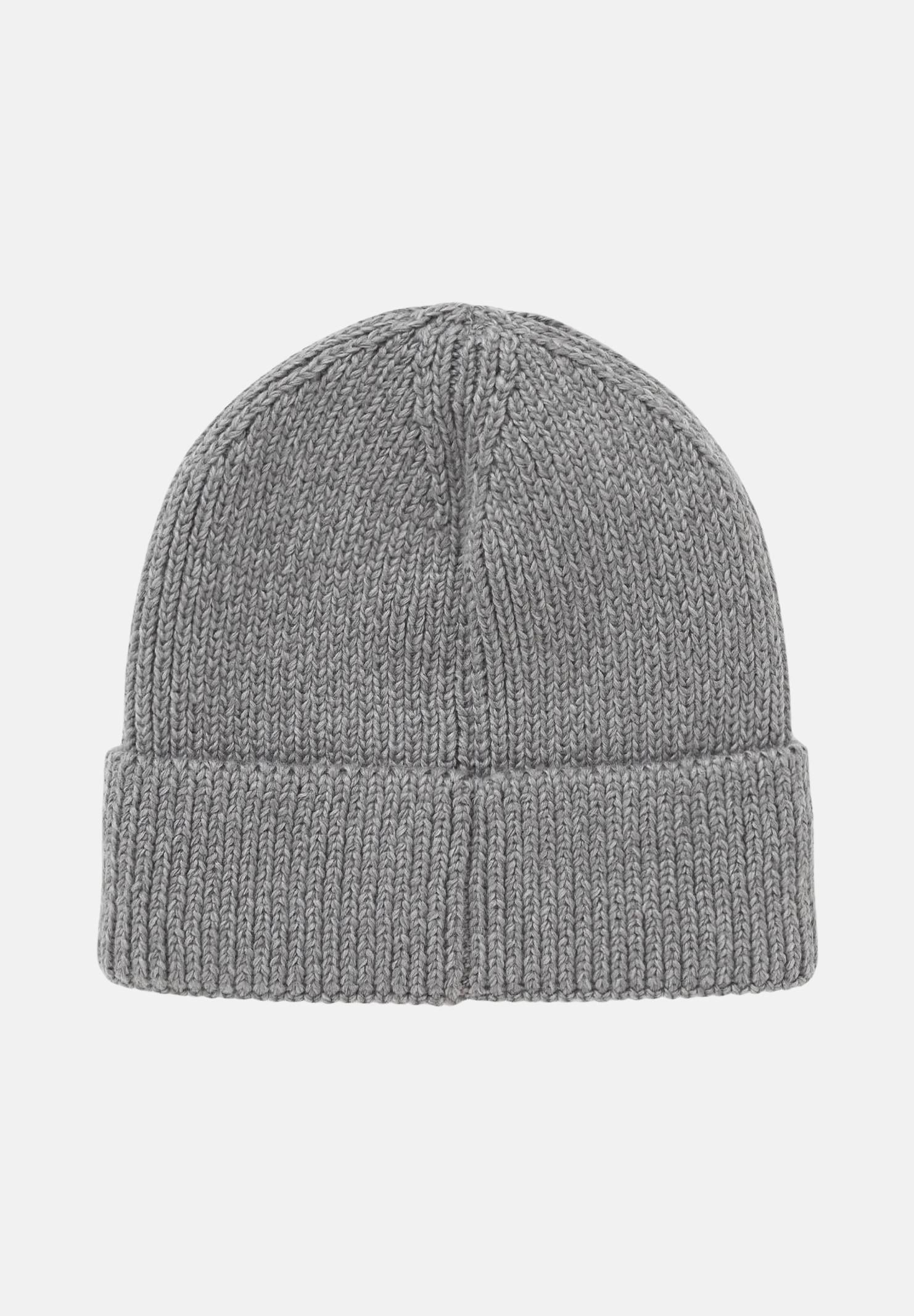 THE NORTH FACE Berretto grigio per uomo e donna con risvolto e logo box TNF NF0A8CHEDYY1 . THE NORTH FACE 