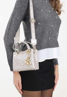 MARC ELLIS Borsa a mano Flat Krissy S grigio perla da donna FLAT-KRISSY-S-WAVE25 TALIGO MARC ELLIS 