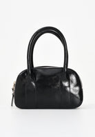 N21 Borsa a mano nera da donna realizzata in tessuto spalmato martellato con logo N°21 N21096N0246 0N900 N21 