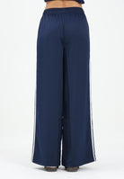 ADIDAS ORIGINALS Pantalone sportivo Adicolor Satin Wide Leg blu da donna JD0881  ADIDAS ORIGINALS 