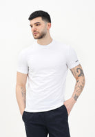 DSQUARED2 T-shirt a manica corta bianca da uomo con stampa logo DCX250070 100 DSQUARED2 