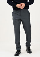 PATRIZIA PEPE Pantalone elegante grigio scuro da uomo 5PA429A1WK S754 PATRIZIA PEPE 