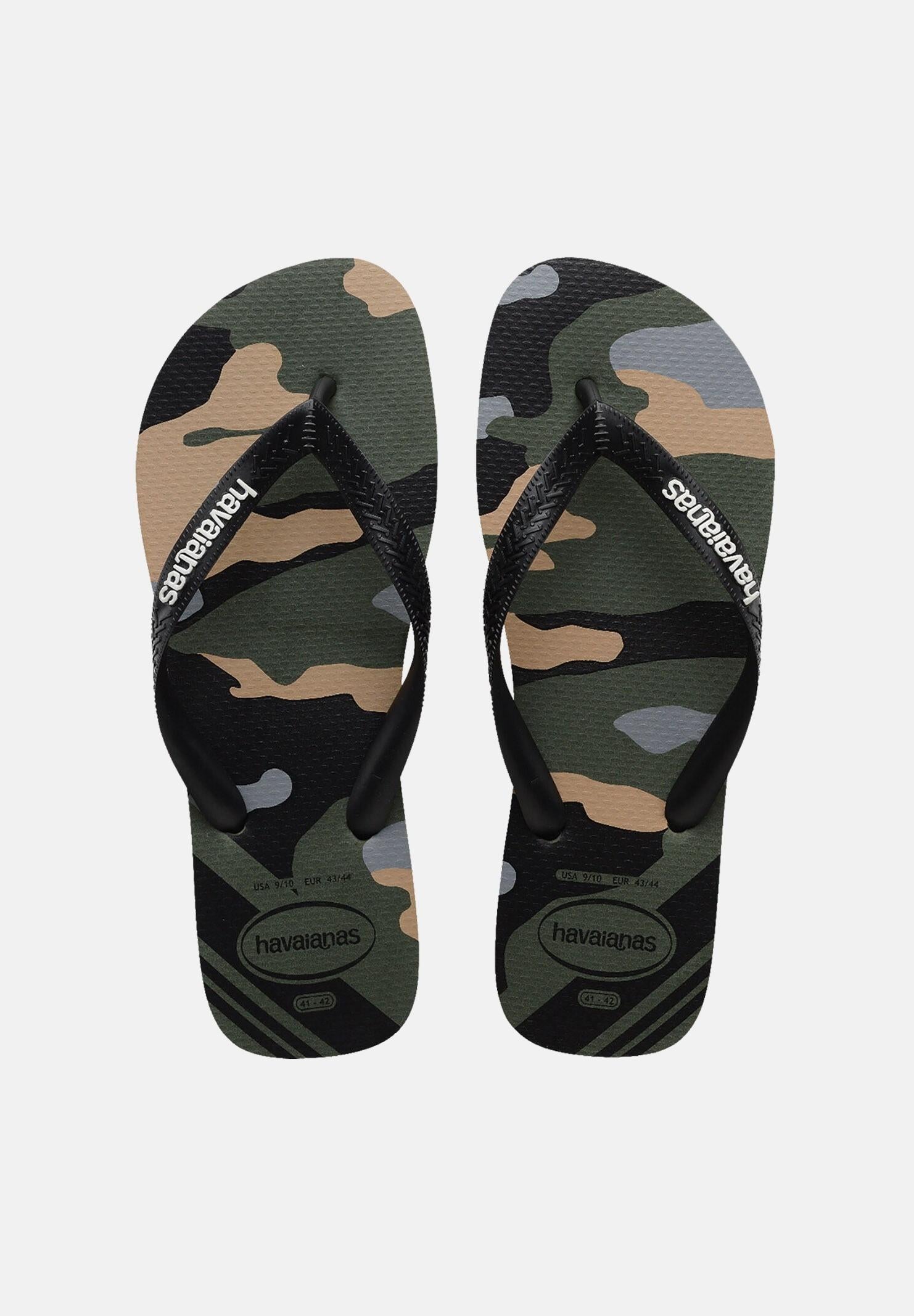 HAVAIANAS Infradito Havaianas Top Camu verdi da uomo 4141398 6132 HAVAIANAS 