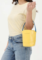 MARNI Borsa a mano Flower Basket gialla da donna M01820M00TK 0M223 MARNI 