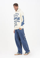 DISCLAIMER Jeans in denim blu da uomo con logo sul retro 25IDS55146 BL DISCLAIMER 