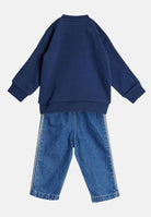 ADIDAS ORIGINALS Completo Denim Crew blu da neonato JD5826  ADIDAS ORIGINALS 