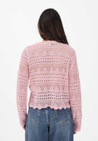 JDY Maglia traforata rosa da donna 15287384 FRLI JDY 