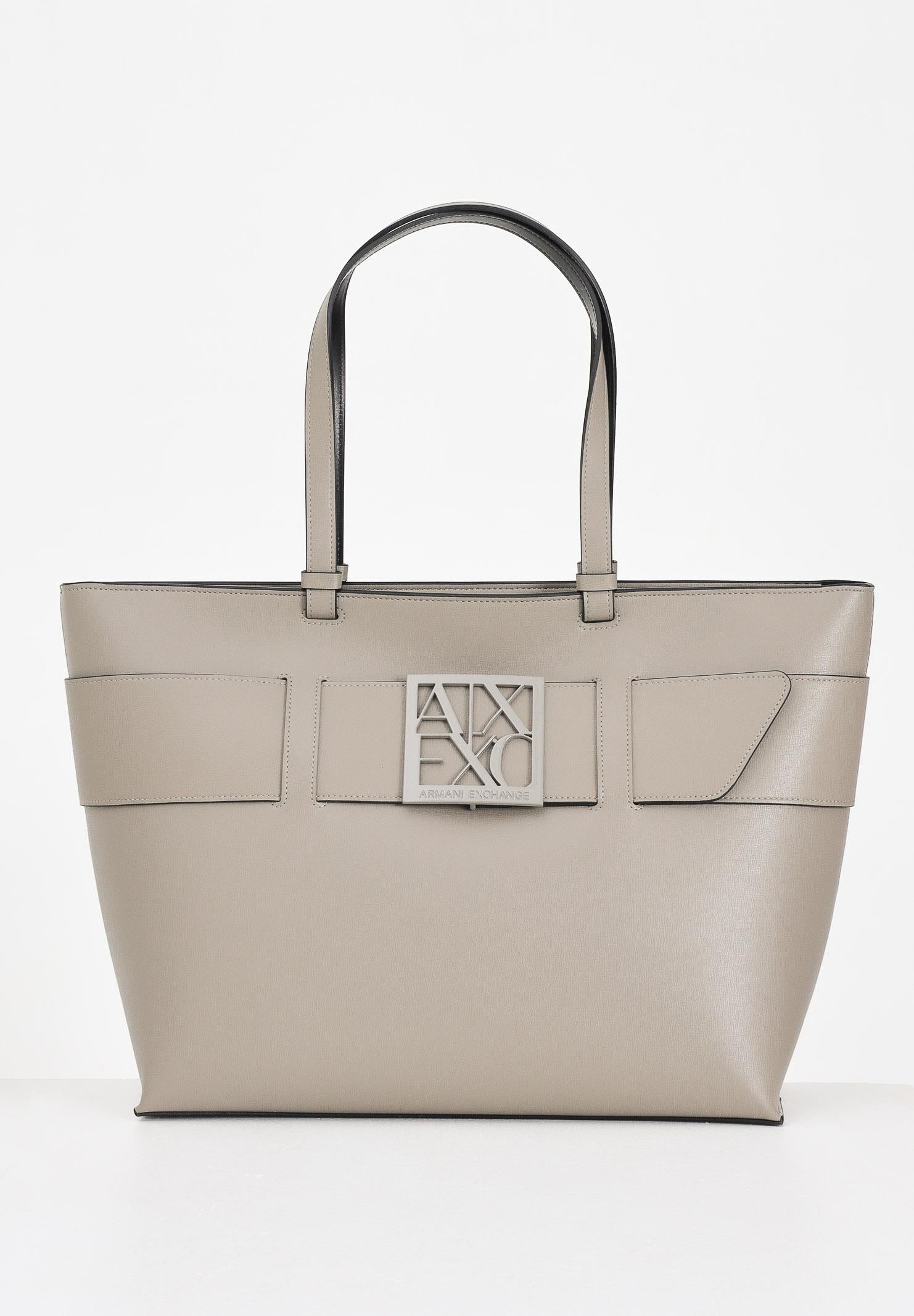 ARMANI EXCHANGE Shopper color fango da donna con logo 9491270A874 U6242 ARMANI EXCHANGE 