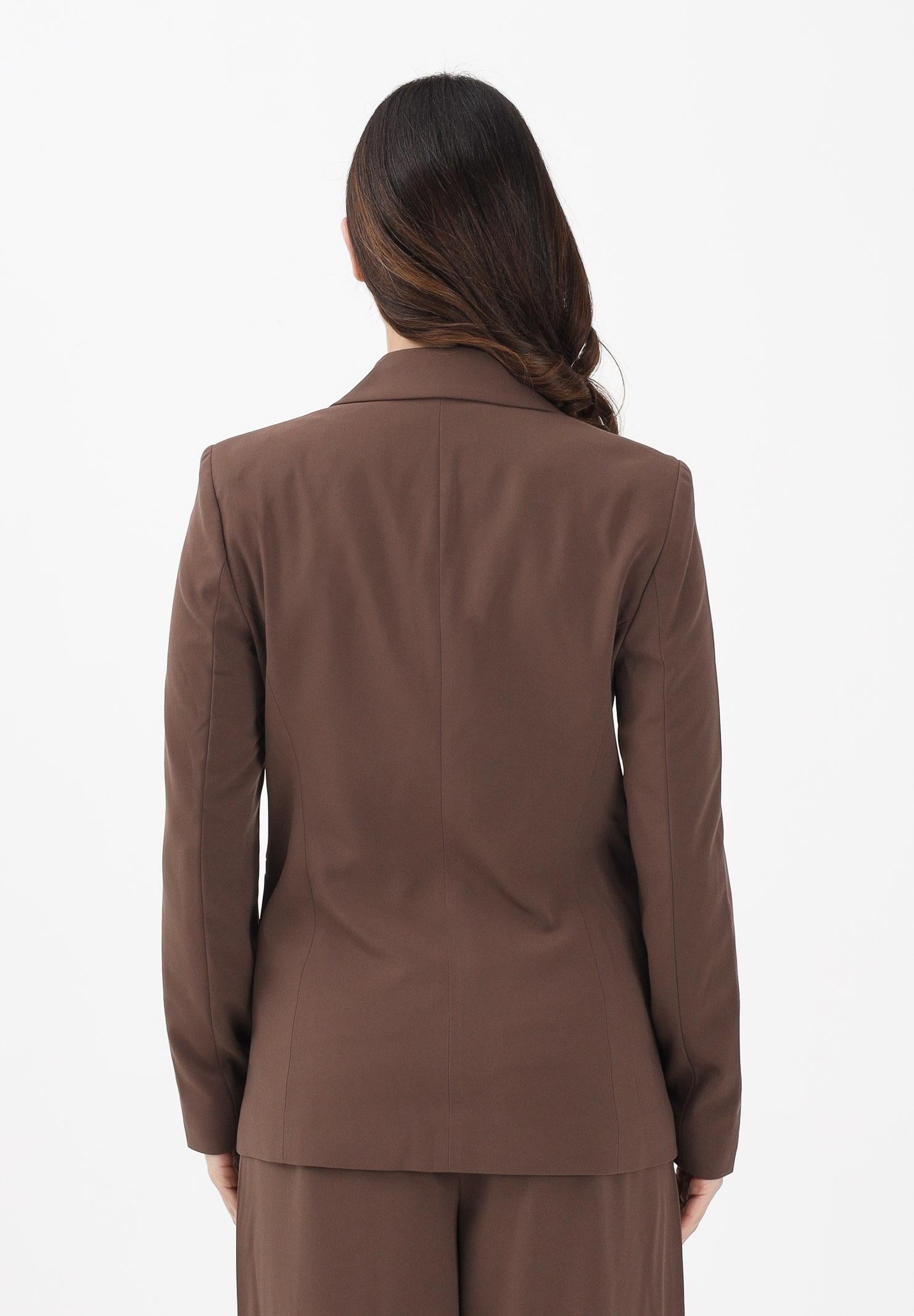 ONLY Giacca monopetto marrone da donna 15363835 CHMA ONLY 