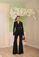 PINKO Giacca doppiopetto nera da donna 105573A24C Z99 PINKO 