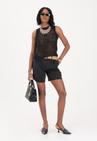 ONLY Shorts nero da donna con cintura 15370298 BL ONLY 