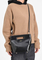 N21 Borsa a mano nera da donna in tessuto spalmato con logo N°21 N2109AN0246 0N900 N21 