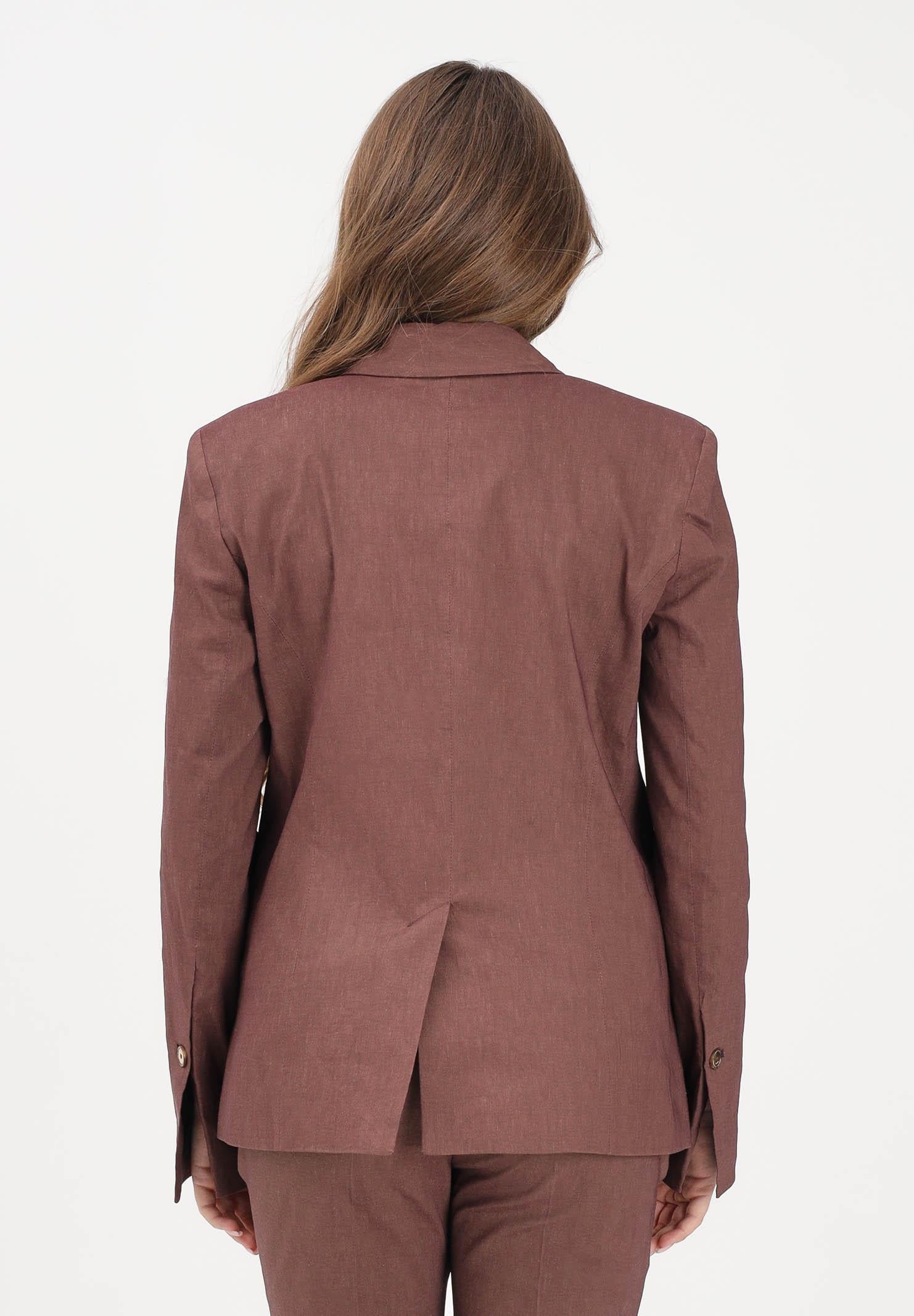 PINKO Giacca monopetto marrone da donna 106597A34I L78 PINKO 