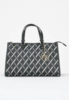 ARMANI EXCHANGE Borsa a mano verde da donna con motivo geometrico e charm con logo XW000400AF17155 M7021 ARMANI EXCHANGE 