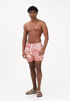 DSQUARED2 Shorts mare panna da uomo con stampa grafica all-over D7B626830 159 DSQUARED2 