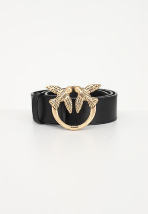 PINKO Cintura Love Birds nera da donna 100120A0F1 Z99Q PINKO 
