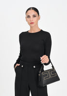 JDY Maglioncino girocollo nero da donna realizzata in tessuto a costine con delicato filo lurex 15330569 Black JDY 