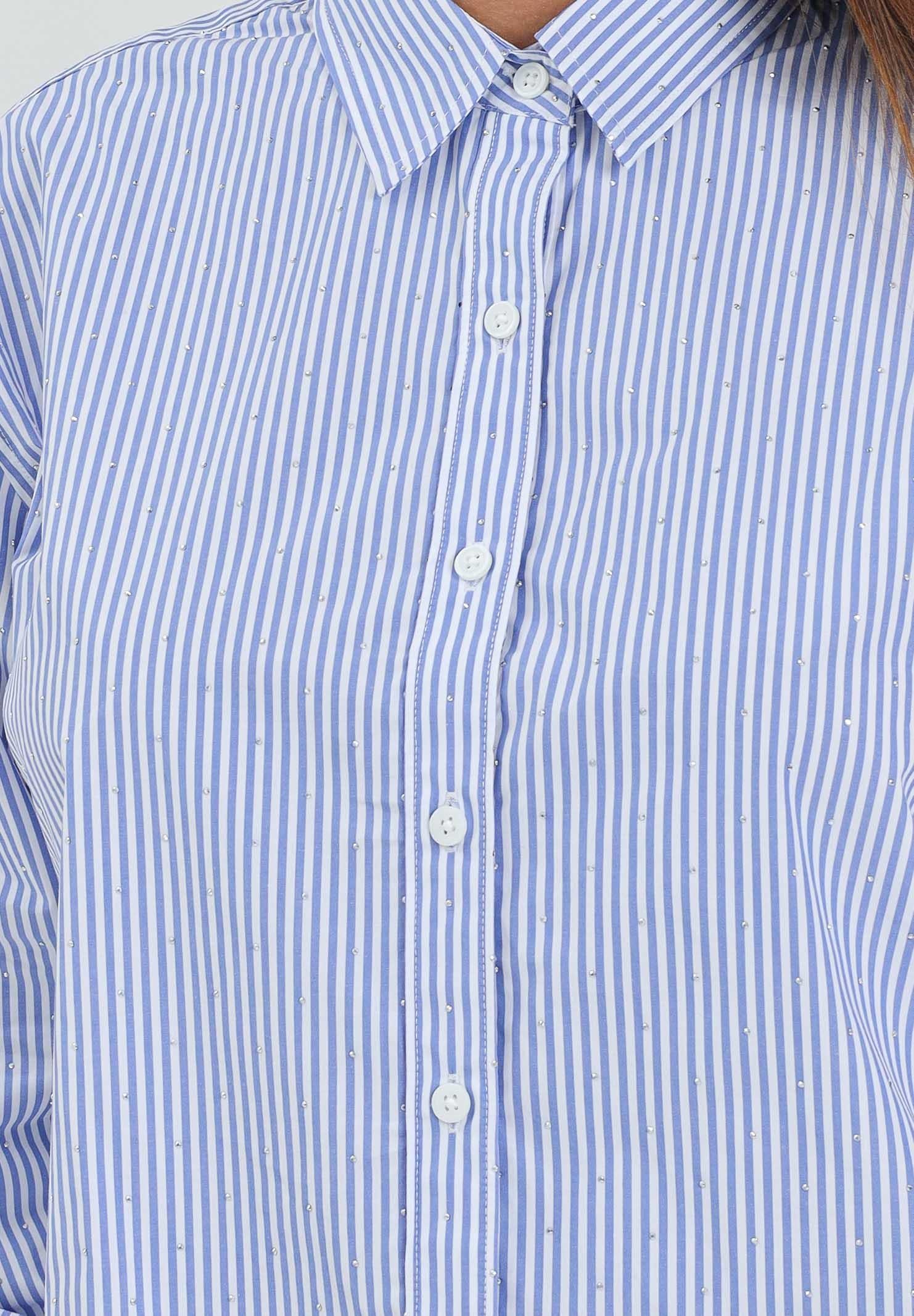 LEVI'S® Camicia a manica lunga Harlie con motivo a righe blu e bianche da donna 003P2-0003 . LEVI'S® 