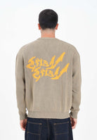 VANS Maglioncino girocollo Raw Instinct Mirror beige da uomo VN000R92EMF1 . VANS 