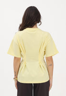 VICOLO T-shirt a manica corta gialla da donna sfiancata UAB0020 GI VICOLO 