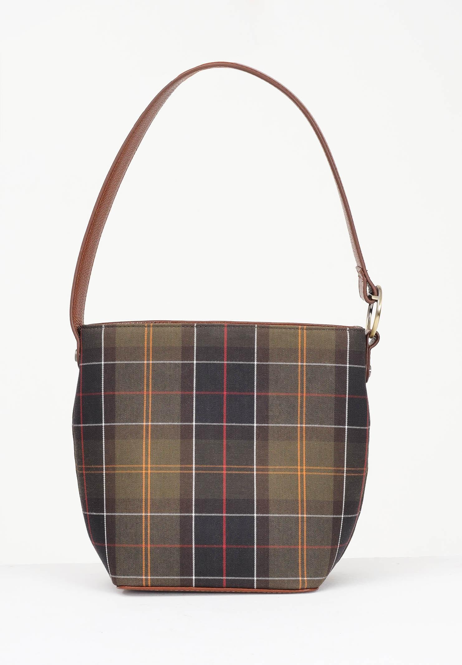 BARBOUR Borsa a secchiello in tartan Cedar da donna 252MLBA0505 TN11 BARBOUR 