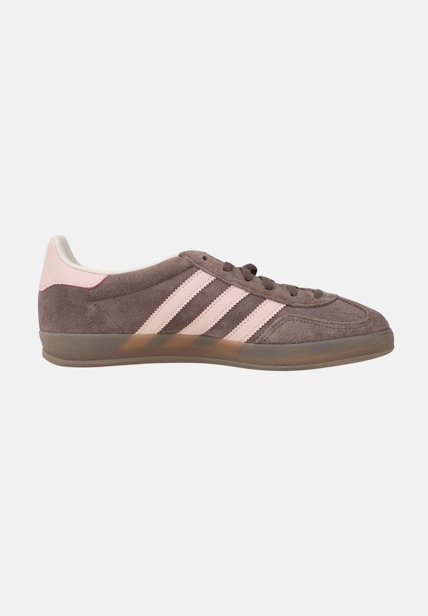 ADIDAS ORIGINALS Sneakers GAZELLE INDOOR marroni e rosa da donna JR2431 . ADIDAS ORIGINALS 