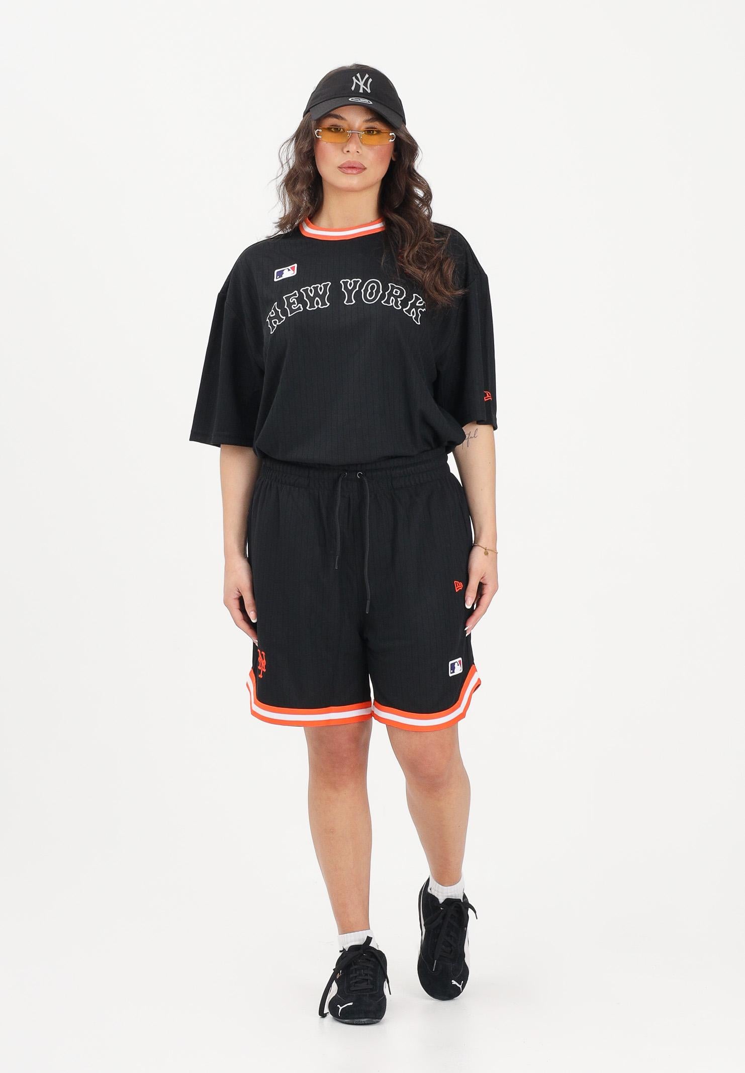 NEW ERA Shorts sportivo Oversized New York Mets MLB Arch nero per uomo e donna 60856132 . NEW ERA 