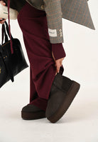 EMU Stivali bassi Stinger Micro Flatform marroni da donna W13082 CHOC EMU 