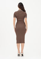 ARMANI EXCHANGE Abito midi marrone da donna in maglia a costine XW002244AF10352 U6136 ARMANI EXCHANGE 