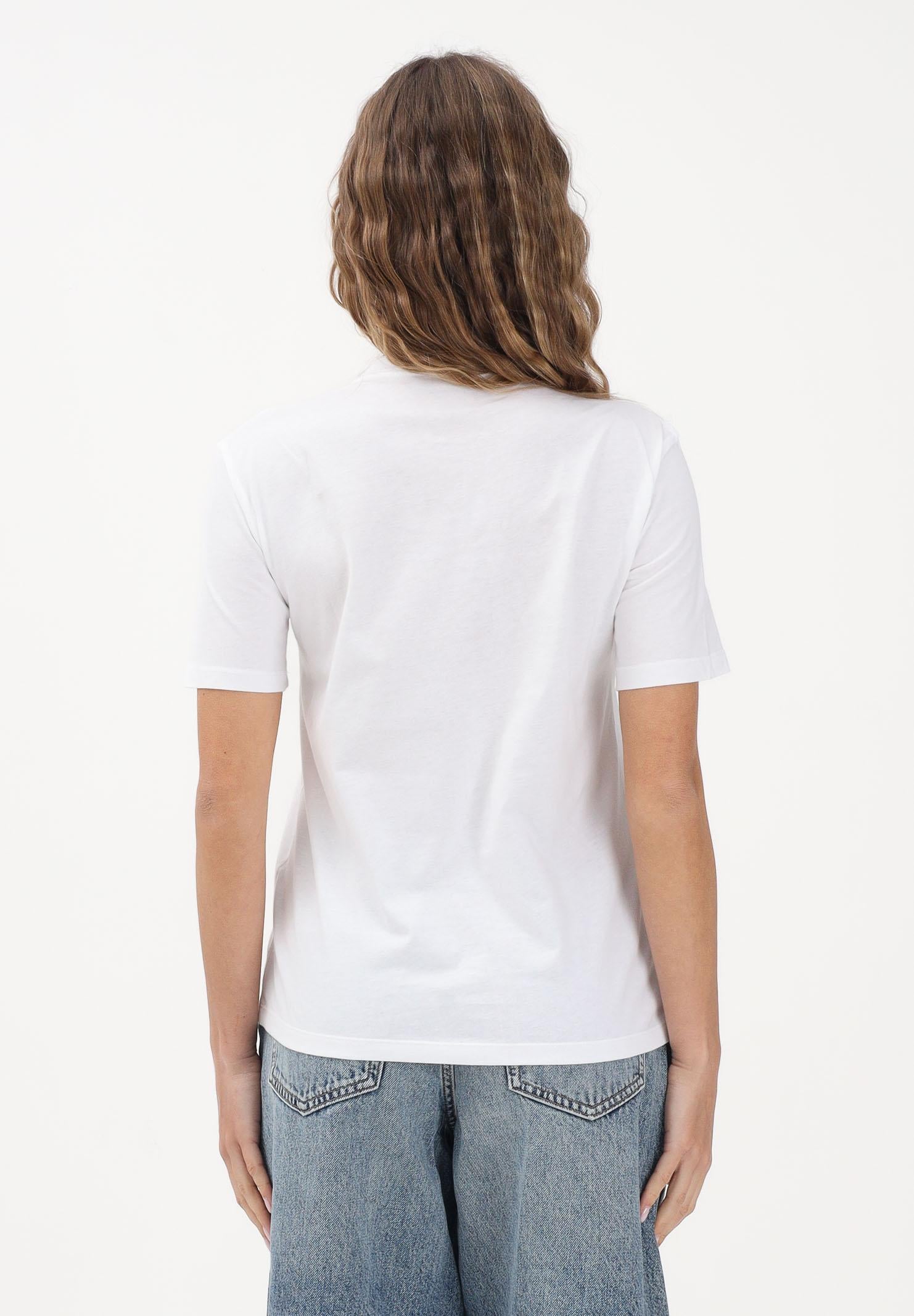 CALVIN KLEIN JEANS T-shirt a manica corta bianca da donna con ricamo logo LV047F810G YAF CALVIN KLEIN JEANS 