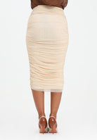 ALMA SANCHEZ Gonna midi Gaderme burro da donna AS2526081RT 059 ALMA SANCHEZ 
