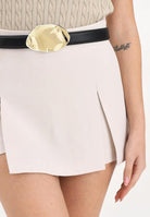 CALVIN KLEIN Cintura nera da donna con fibbia ispirata ai gioielli LV04K7020G UB1 CALVIN KLEIN 