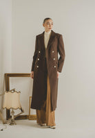 SANTAS Cappotto lungo ÉCLIPSE marrone da donna PV2623 MA SANTAS 