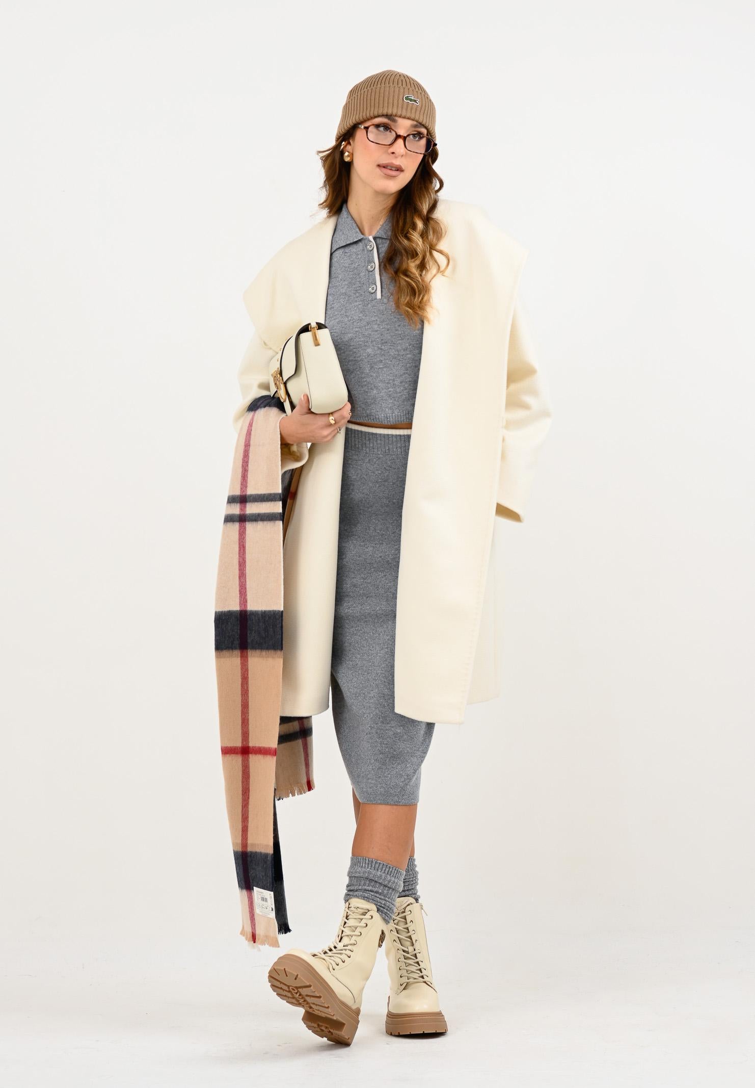 MAX MARA Cappotto NEWMANG panna da donna 2526016061600 001 MAX MARA 