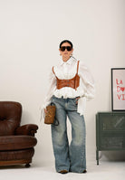 TPN Blusa a manica lunga Weiser bianca da donna WEISER252W5 6Y TPN 