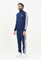 ADIDAS PERFORMANCE Tuta Basic 3-Stripes Tricot blu da uomo JI8859  ADIDAS PERFORMANCE 