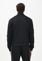 LACOSTE Felpa con zip in piqué Paris nera da uomo SH1457 031 LACOSTE 