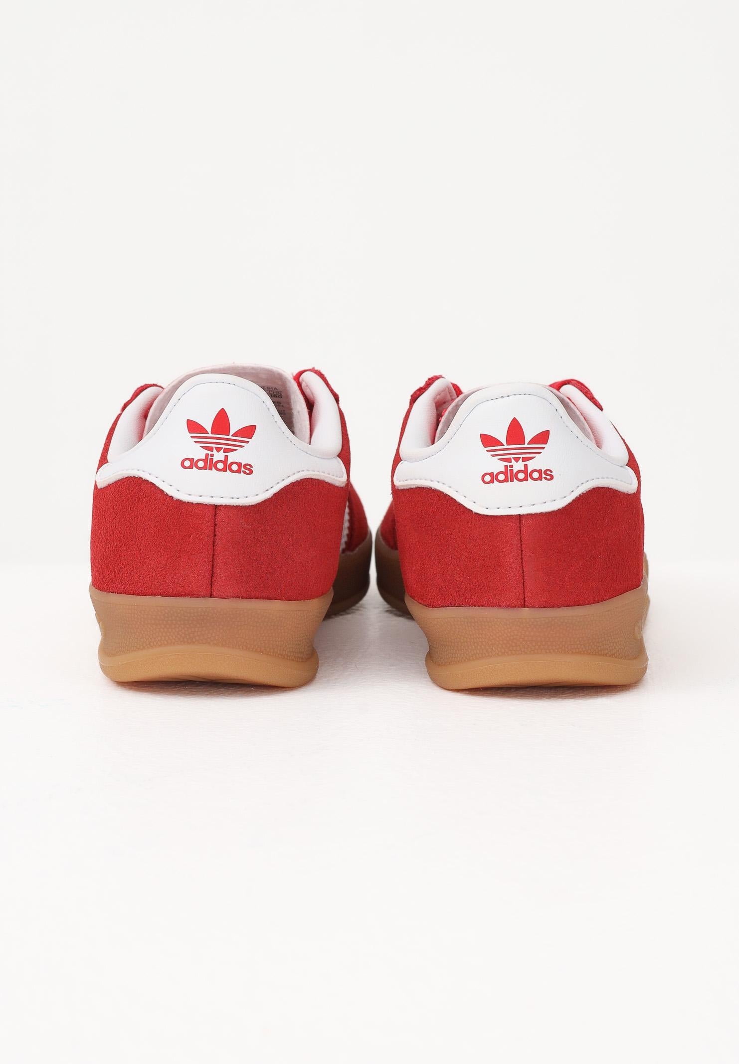 ADIDAS ORIGINALS Sneakers GAZELLE INDOOR rosse per bambino e bambina IH9136 . ADIDAS ORIGINALS 