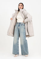 MAX MARA Parka beige da donna con eco pelliccia interna 2526026012600 001 MAX MARA 