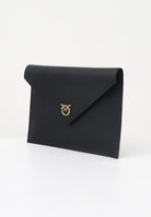 PINKO Pochette Flat Purse Handle nera da donna 104820A0F1 Z99Q PINKO 