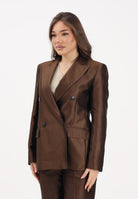 MAX MARA Giacca doppiopetto Mstpeccati marrone da donna 2616041081600 002 MAX MARA 