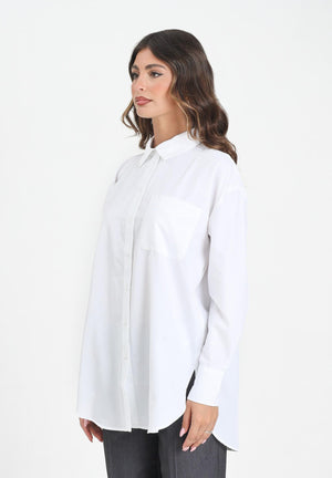 JDY Camicia a manica lunga bianca da donna 15311717 White JDY 