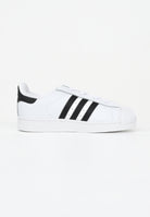 ADIDAS ORIGINALS Sneakers Superstar II Elastic Lace bianche e nere da neonato JH9984 . ADIDAS ORIGINALS 