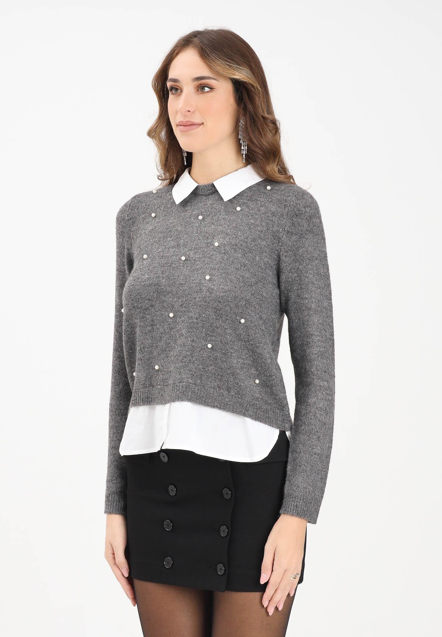 ONLY Maglioncino DOLLY grigio da donna 15353350 MediumGreyMel ONLY 