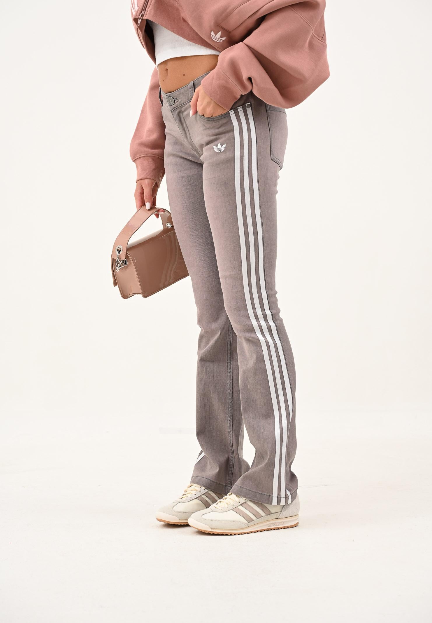 ADIDAS ORIGINALS Jeans Adilenium Season 4 Teamgeist Slim LR rosa da donna KE9803 . ADIDAS ORIGINALS 
