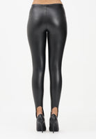 VICOLO Leggings in ecopelle nero da donna TF1800 NE VICOLO 