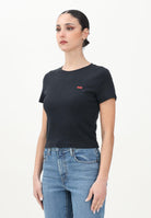 LEVI'S® T-shirt a manica corta ESSENTIAL nera da donna A7419-0014 . LEVI'S® 