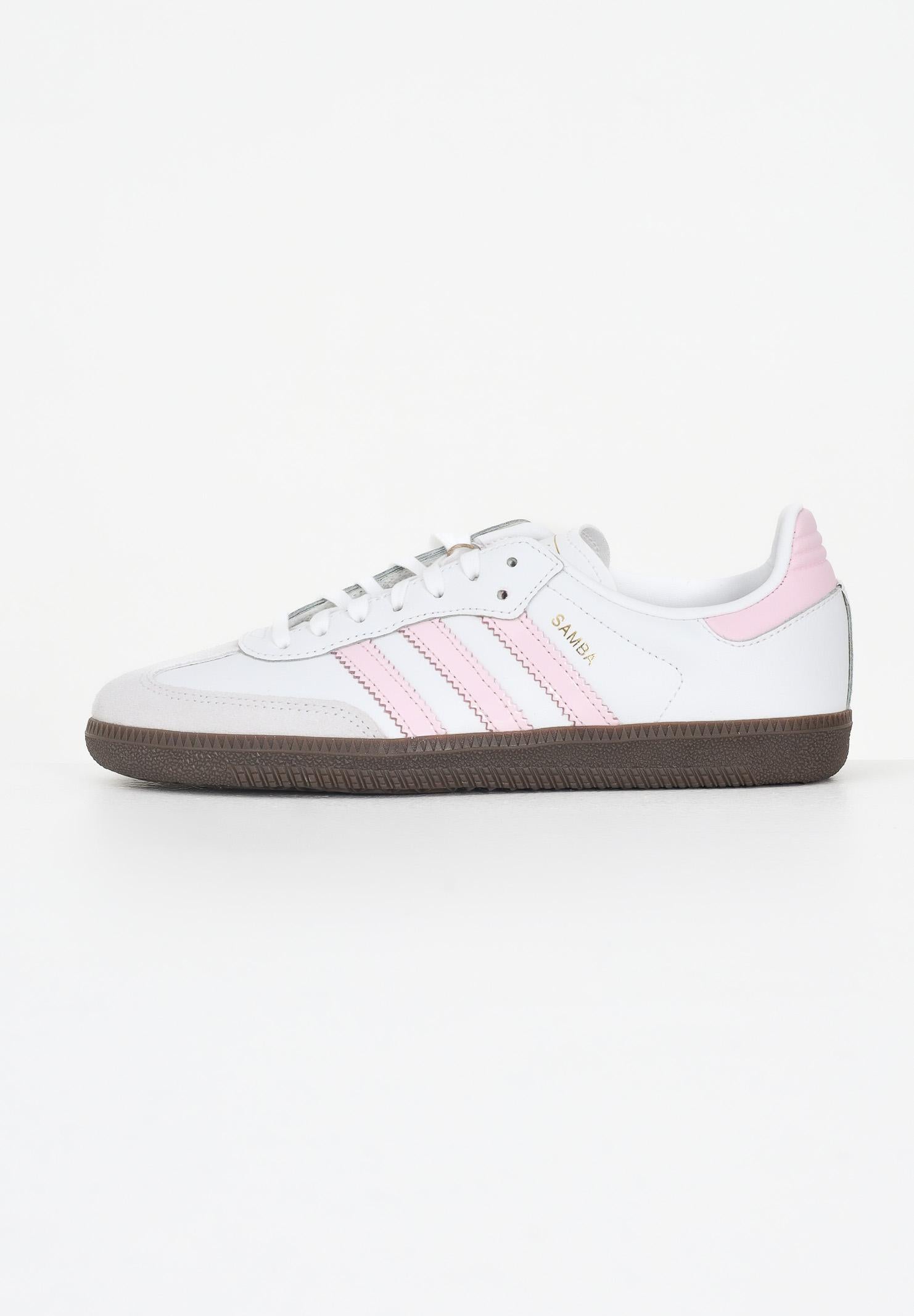 ADIDAS ORIGINALS Sneakers Samba OG bianche e rosa da donna JQ2845  ADIDAS ORIGINALS 
