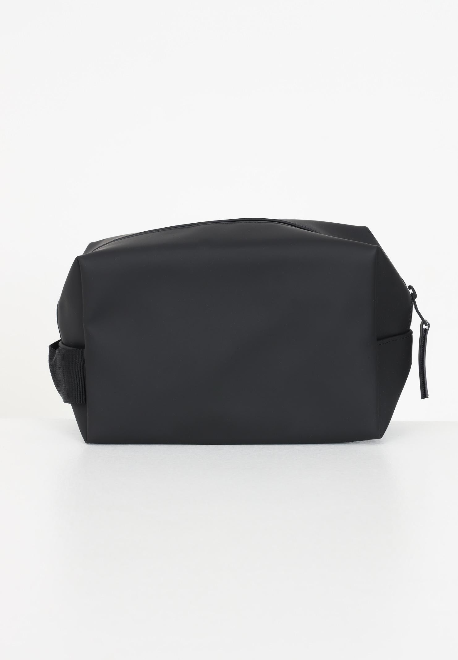 RAINS Pochette Wash Bag Small nera per uomo e donna RA15580 BLA RAINS 