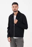 SELECTED HOMME Cappotto corto nero da uomo 16097824 Black SELECTED HOMME 